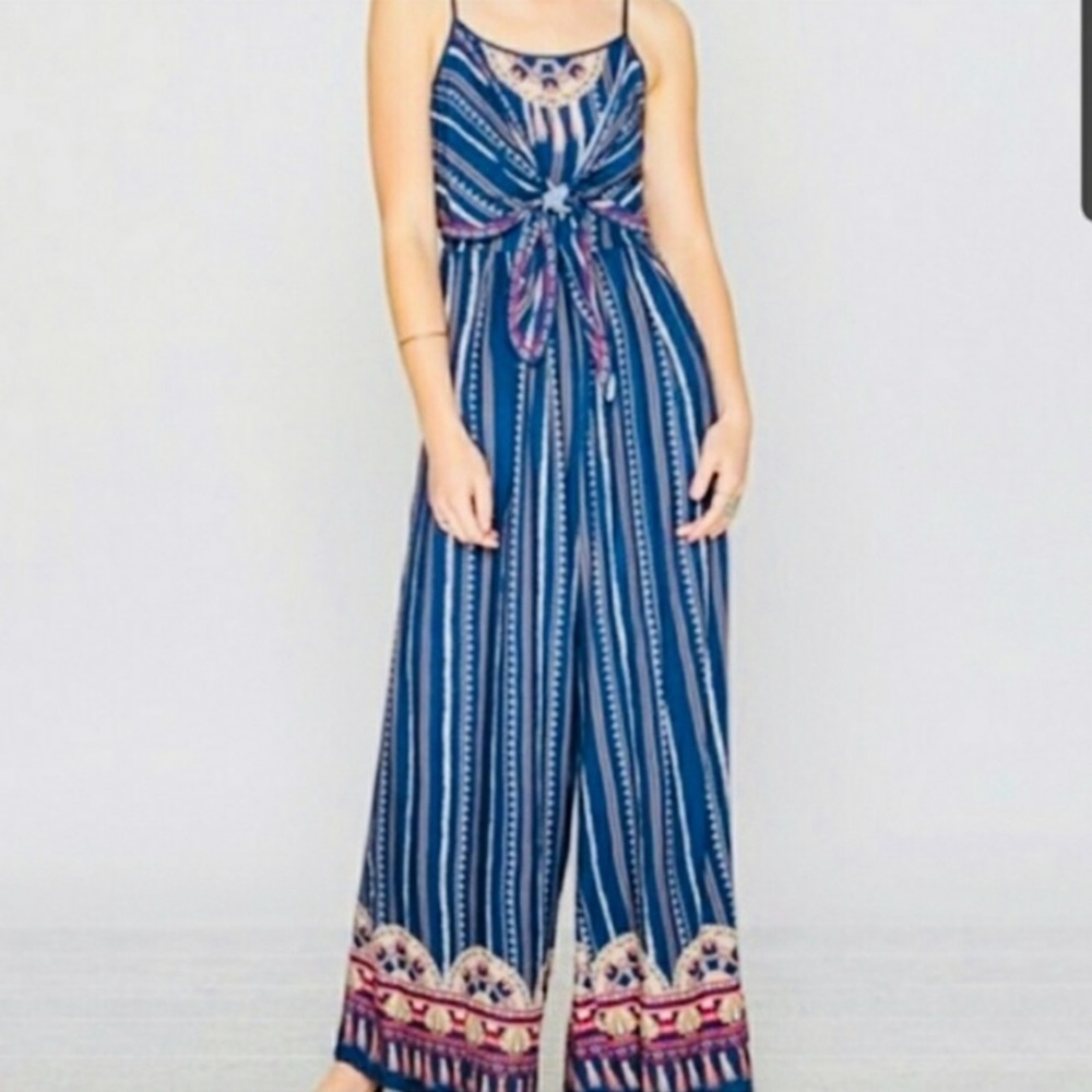 Flying Tomatoes Geometric Jumpsuit Size L